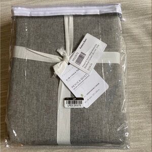 Pottery Barn Peace and Quiet Noise Reducing drape curtain 50x96 gray